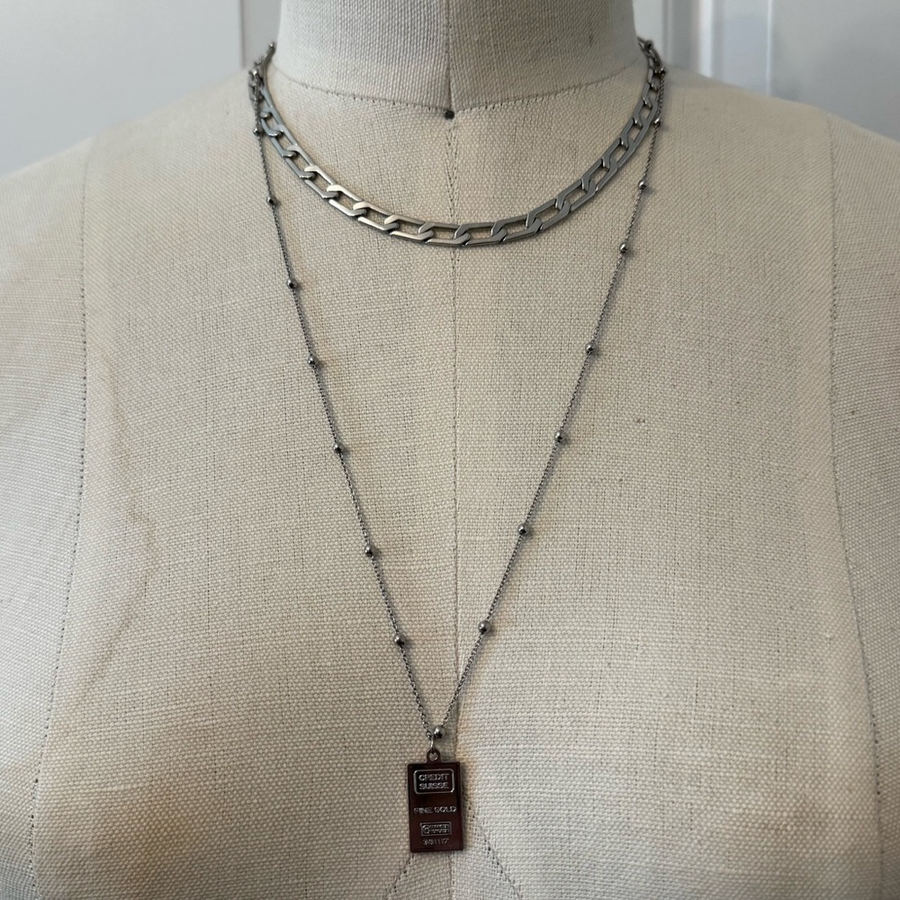 Vintage Costume Jewelry Credit Suisse Necklace